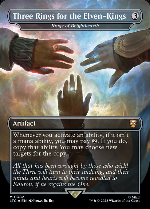 MTG Rings of Brighthearth LTC 382 Showcase Ring Surge Foil