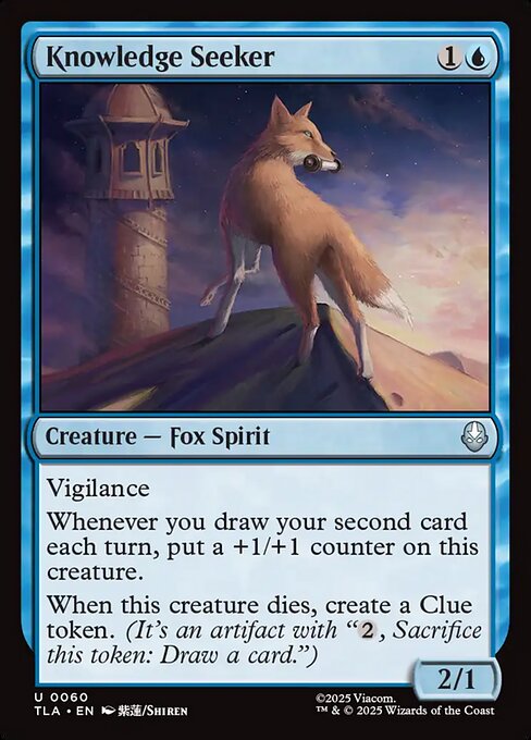 MTG Knowledge Seeker TLA 060 Regular Foil