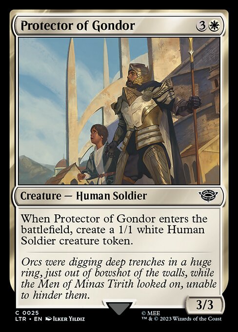 MTG Protector of Gondor LTR 025 Regular Nonfoil