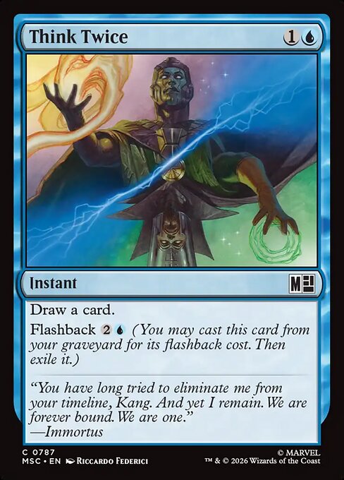 MTG Think Twice MSC 787 Regular Nonfoil