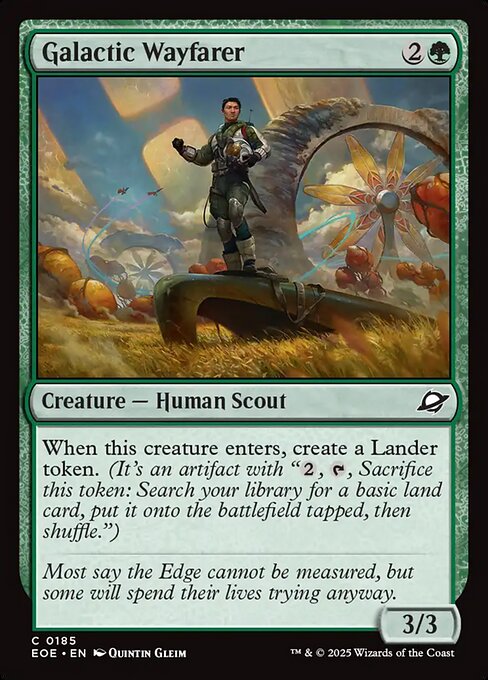 MTG Galactic Wayfarer EOE 185 Regular Nonfoil
