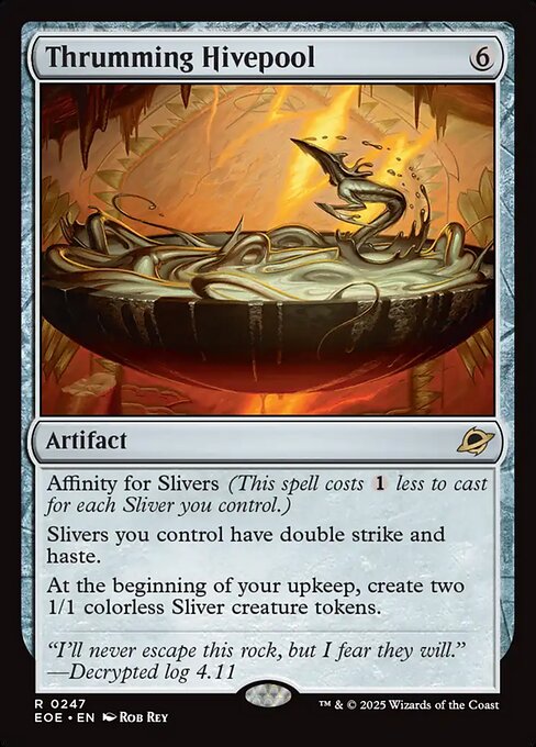 MTG Thrumming Hivepool EOE 247 Regular Foil
