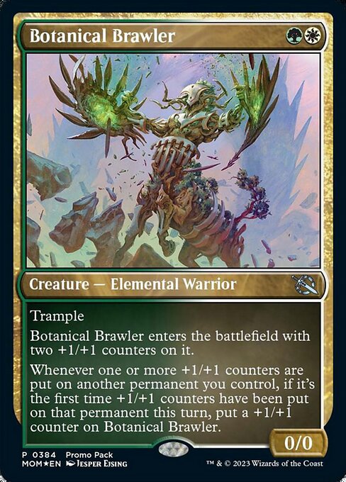 MTG Botanical Brawler MOM 384 Promo Pack Nonfoil