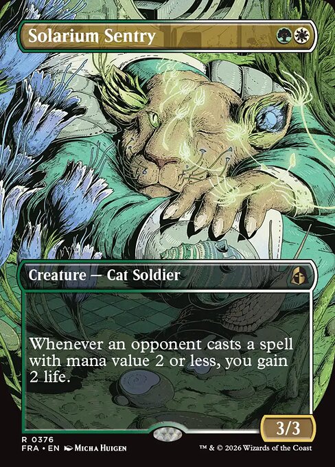 MTG Solarium Sentry FRA 376 Braintwister Series Nonfoil front