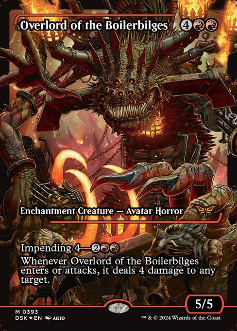 MTG Overlord of the Boilerbilges DSK 393 Japan Showcase Foil