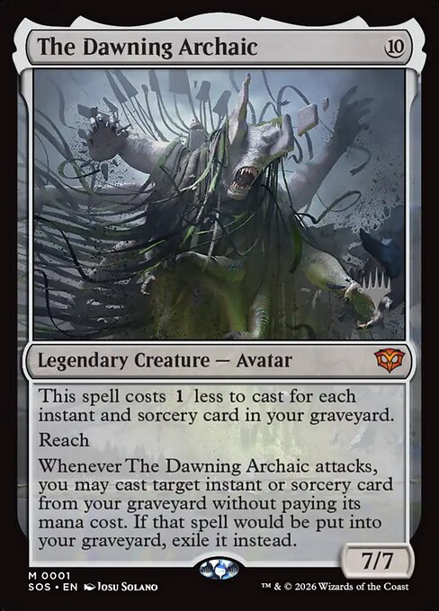 MTG The Dawning Archaic PSOS 001P Promo Pack Nonfoil