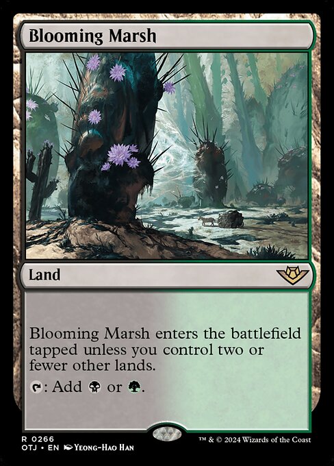 MTG Blooming Marsh OTJ 266 Regular Nonfoil