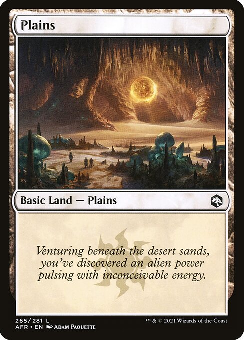 MTG Plains AFR 265 Regular Foil