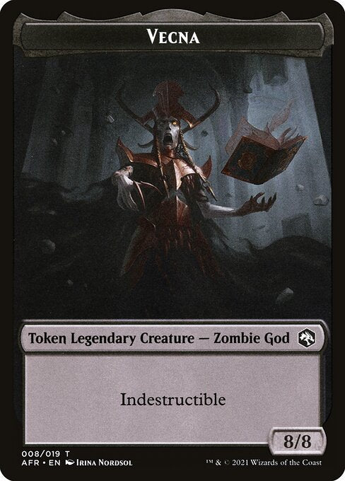 MTG Vecna Token AFR 008 Token Nonfoil