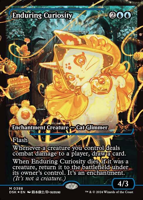 MTG Enduring Curiosity DSK 388 Japan Showcase Foil