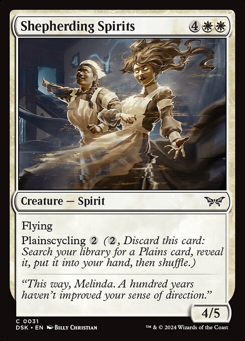 MTG Shepherding Spirits DSK 031 Regular Nonfoil