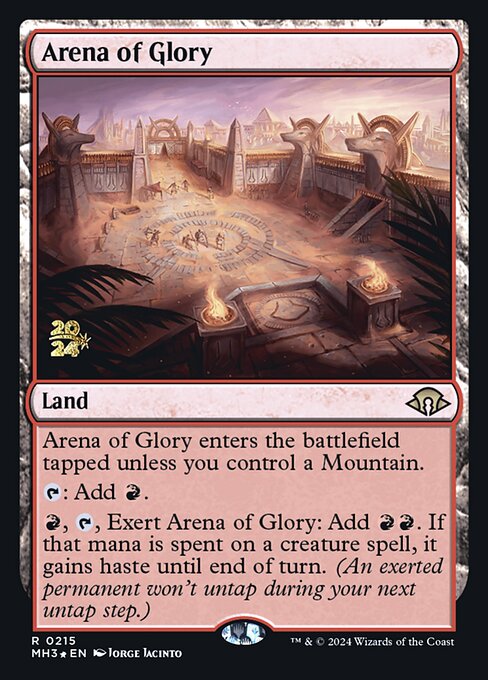 MTG Arena of Glory PMH3 215s Prerelease Foil
