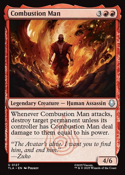 MTG Combustion Man TLA 127 Regular Nonfoil