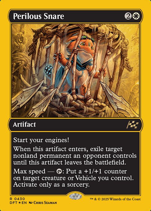 MTG Perilous Snare DFT 430 Regular First-Place Foil