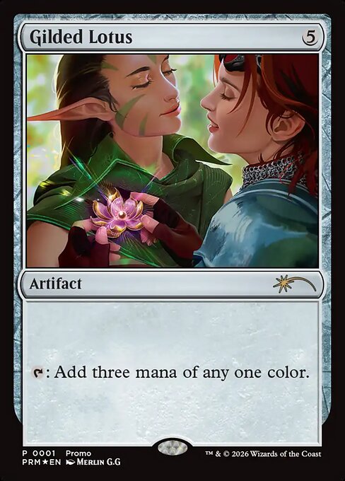 MTG Gilded Lotus PW26 003 WPN Promo Foil