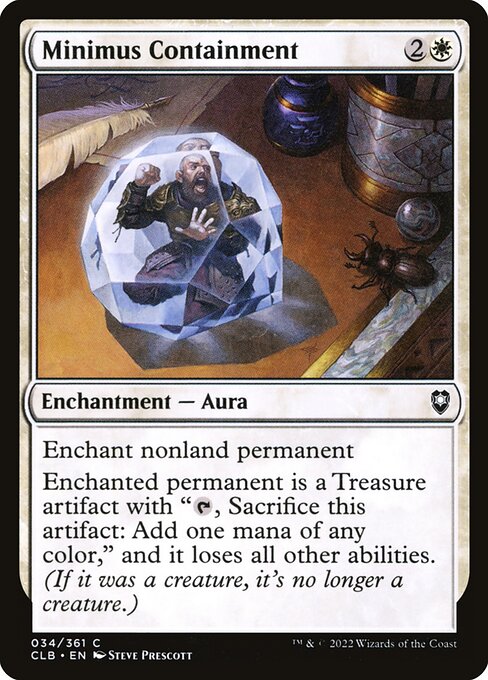 MTG Minimus Containment CLB 034 Regular Foil