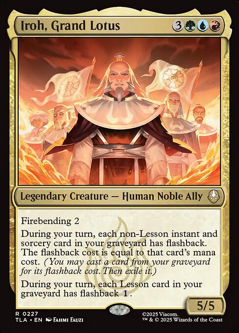 MTG Iroh, Grand Lotus TLA 227 Regular Nonfoil
