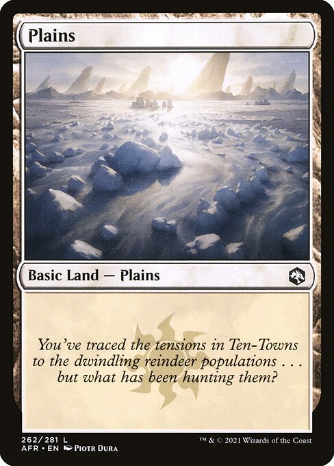 MTG Plains AFR 262 Regular Foil