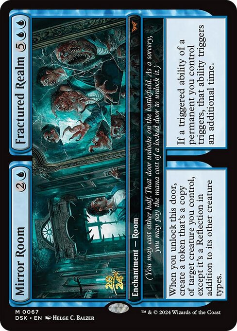 MTG Mirror Room // Fractured Realm PDSK 067s Prerelease Foil