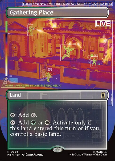 MTG Gathering Place MSH 381 Borderless Land Nonfoil