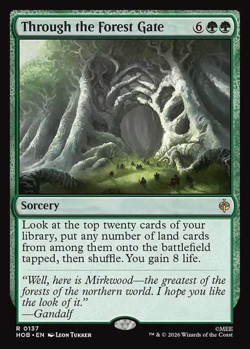 MTG Through the Forest Gate HOB 137 Regular Nonfoil