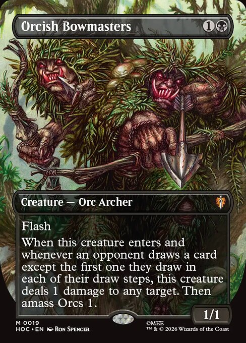 MTG Orcish Bowmasters HOC 019 Regular Foil