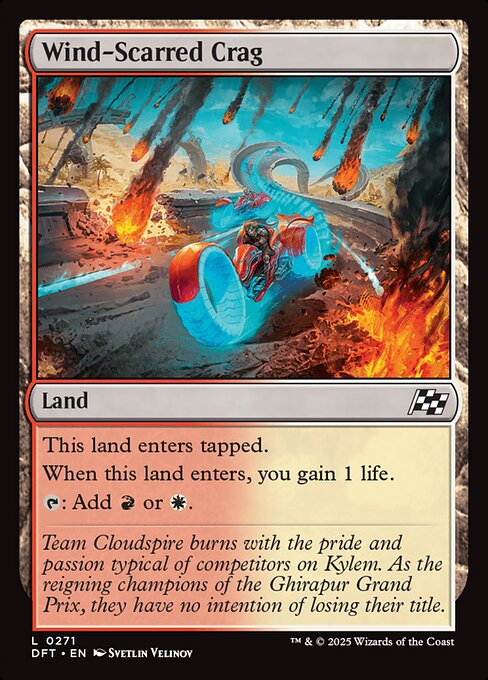 MTG Wind-Scarred Crag DFT 271 Regular Nonfoil