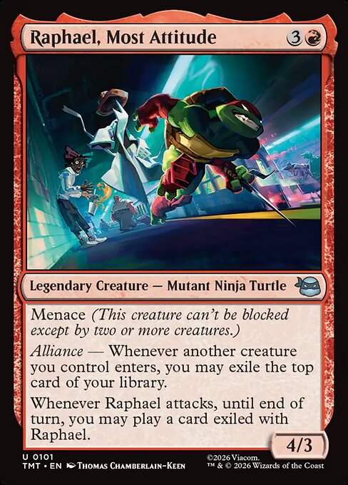 MTG Raphael, Most Attitude TMT 101 Regular Foil