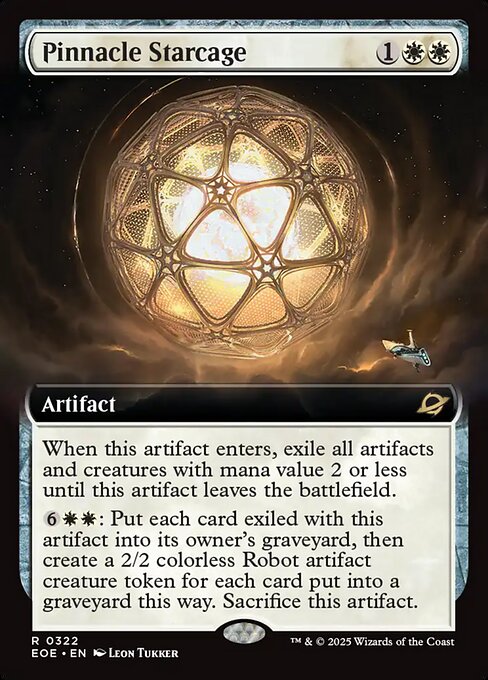 MTG Pinnacle Starcage EOE 322 Extended Art Nonfoil