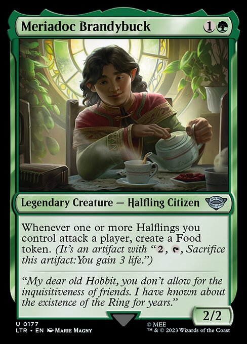 MTG Meriadoc Brandybuck LTR 177 Regular Nonfoil