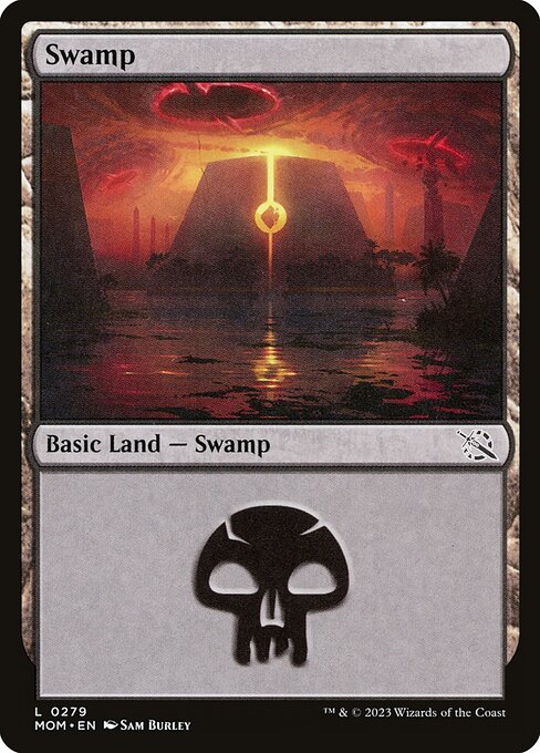 MTG Swamp MOM 279 Regular Foil