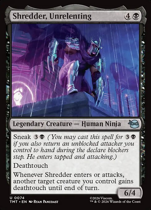MTG Shredder, Unrelenting TMT 074 Regular Foil