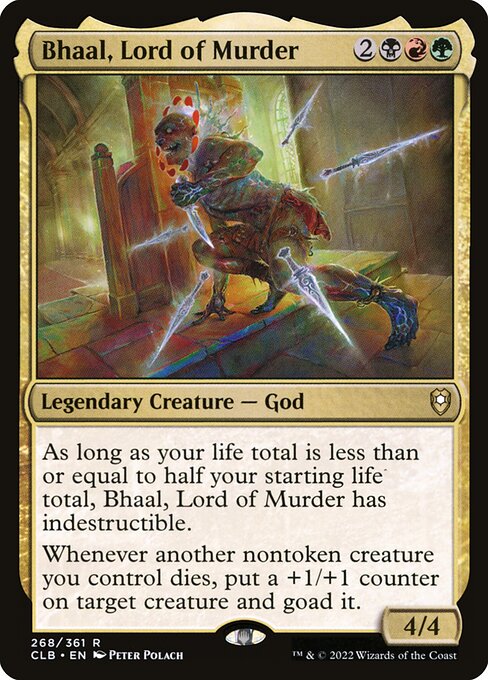MTG Bhaal, Lord of Murder CLB 268 Regular Nonfoil