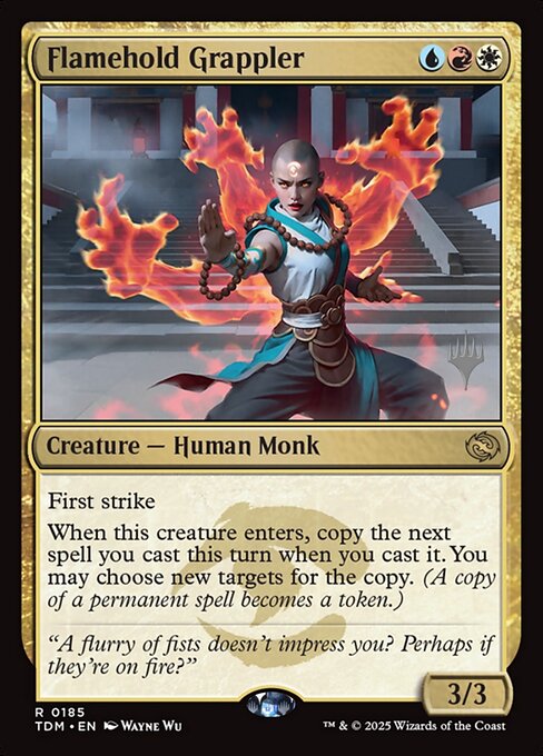 MTG Flamehold Grappler PTDM 185p Promo Pack Nonfoil