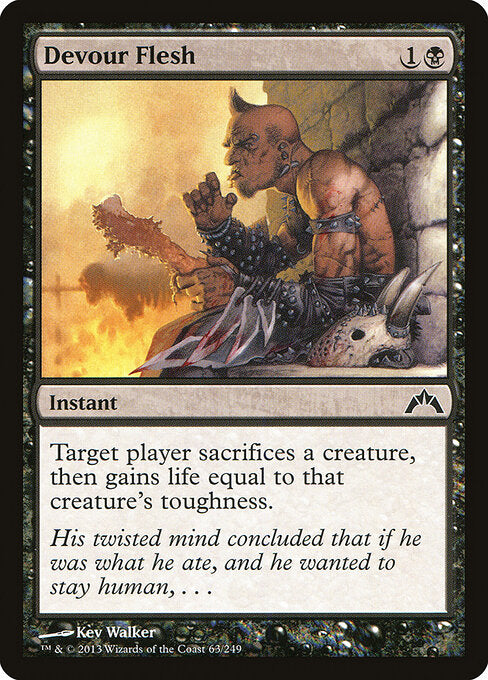 MTG Devour Flesh GTC 063 Regular Foil