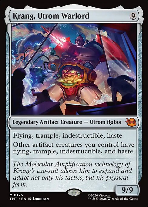 MTG Krang, Utrom Warlord TMT 175 Regular Foil