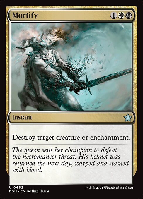 MTG Mortify FDN 662 Starter Collection Nonfoil
