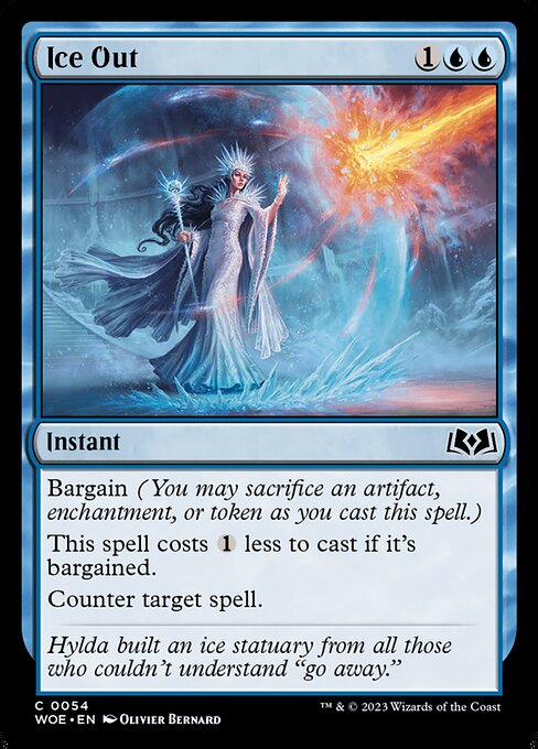 MTG Ice Out WOE 054 Regular Foil