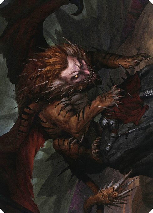 MTG Manticore AAFR 006 Art Card