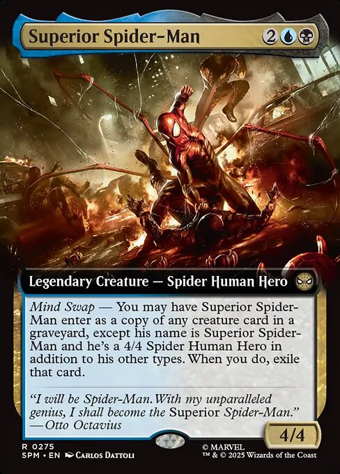 MTG Superior Spider-Man SPM 275 Extended Art Foil