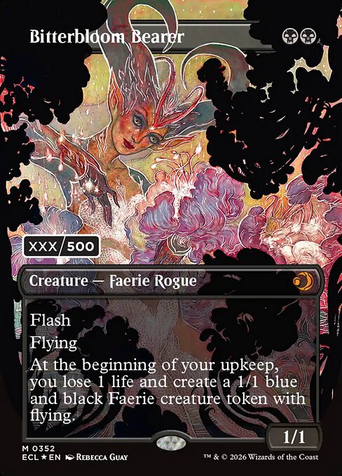 MTG Bitterbloom Bearer ECL 352 Headliner Foil