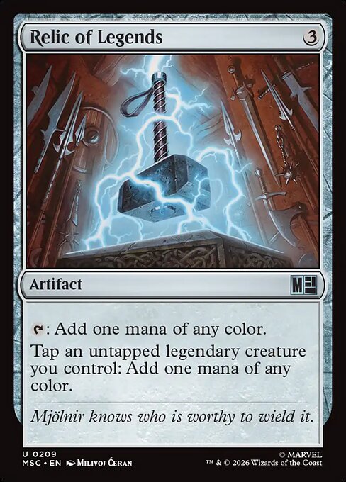 MTG Relic of Legends MSC 209 Regular Surge Foil