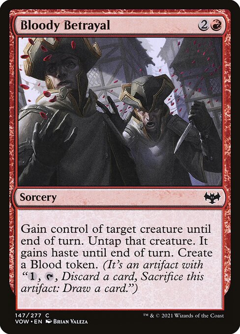 MTG Bloody Betrayal VOW 147 Standard Nonfoil front
