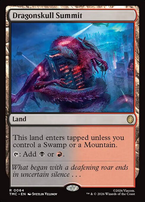 MTG Dragonskull Summit TMC 064 Regular Surge Foil