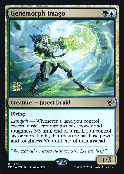 MTG Genemorph Imago PEOE 217s Prerelease Foil