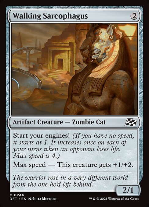 MTG Walking Sarcophagus DFT 246 Regular Foil