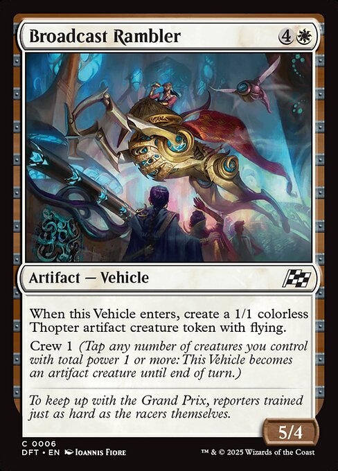 MTG Broadcast Rambler DFT 006 Regular Nonfoil