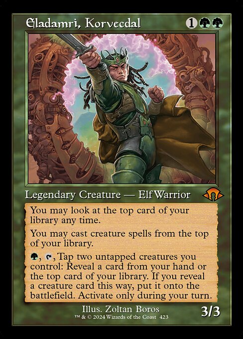 MTG Eladamri, Korvecdal MH3 423 Retro Frame Nonfoil