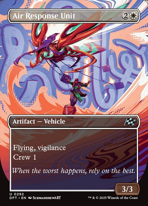 MTG Air Response Unit DFT 292 Borderless Revved Up Foil