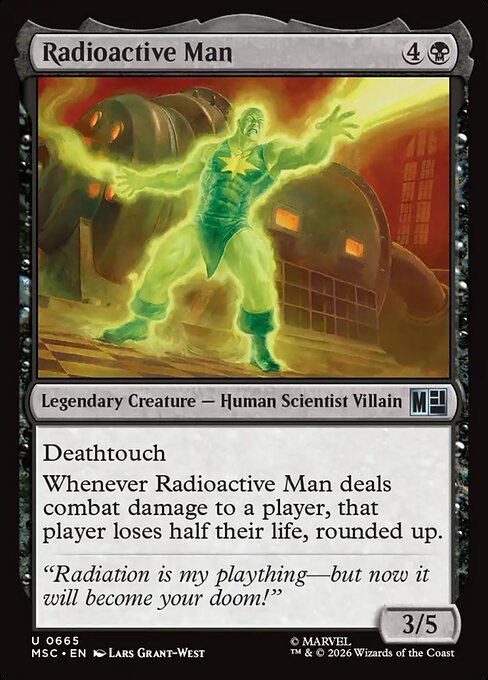 MTG Radioactive Man MSC 665 Regular Nonfoil